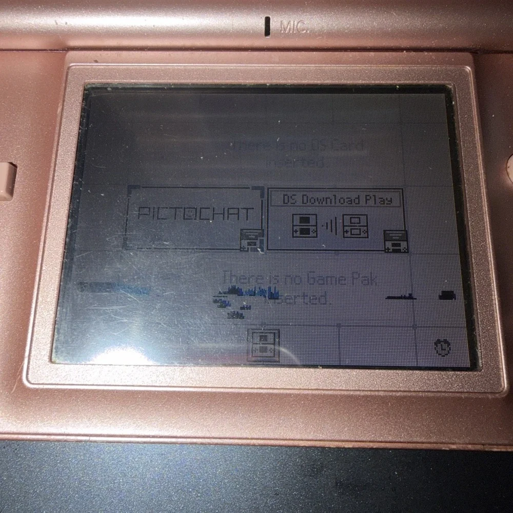 Nintendo‎ DS Lite Console - Coral Pink (USGSPB) Good Condition W/ 5 Games READ